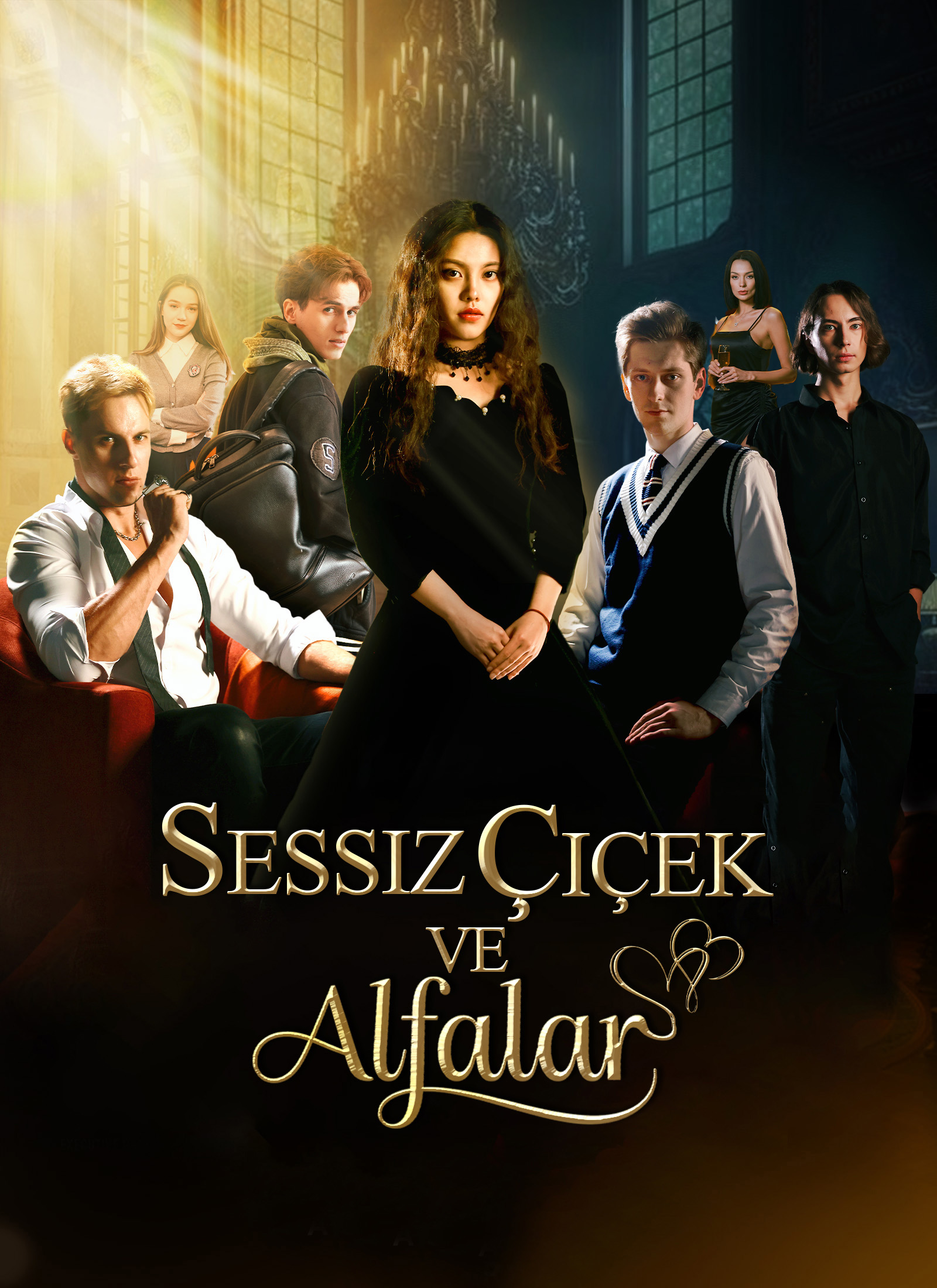 Poster Sessiz Çiçek ve Alfalar