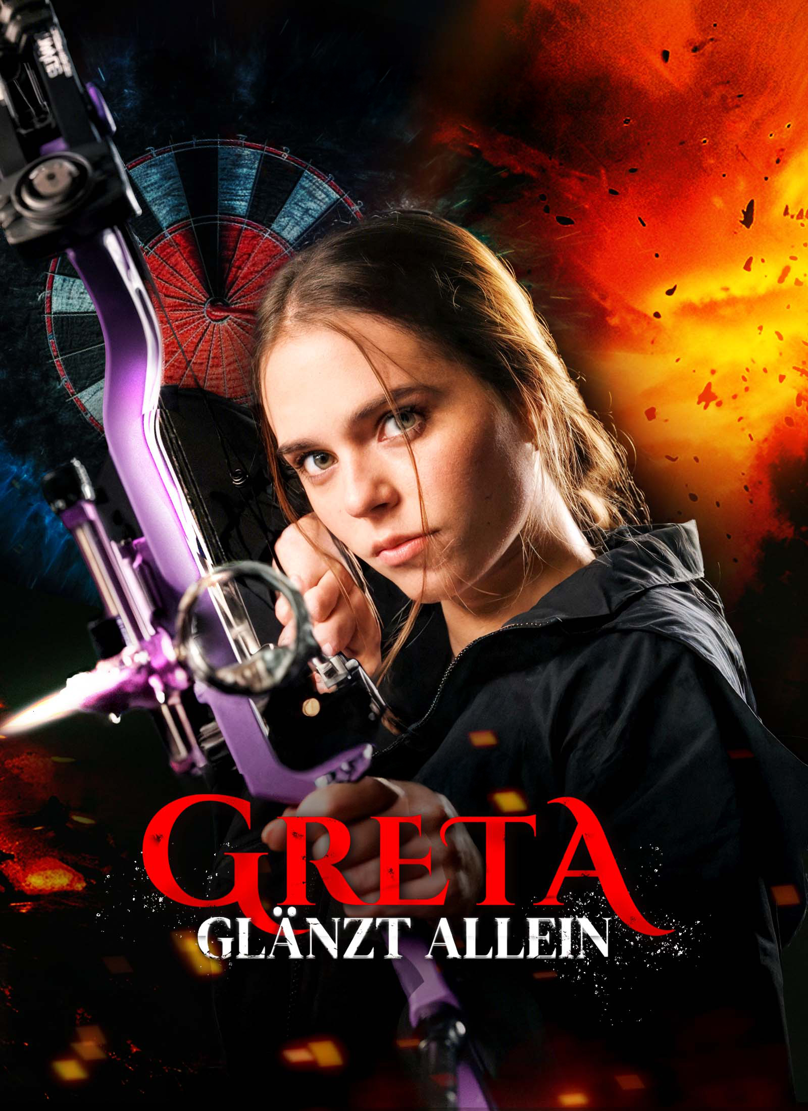 Poster Greta glänzt allein