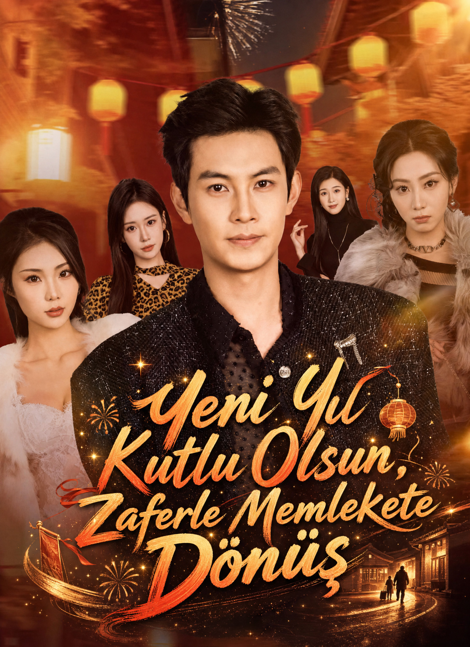 Poster Yeni Yıl Kutlu Olsun, Zaferle Memlekete Dönüş