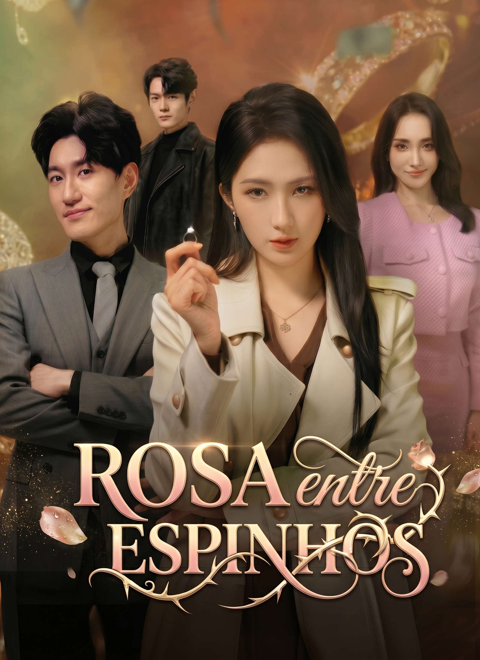 Poster Rosa entre Espinhos