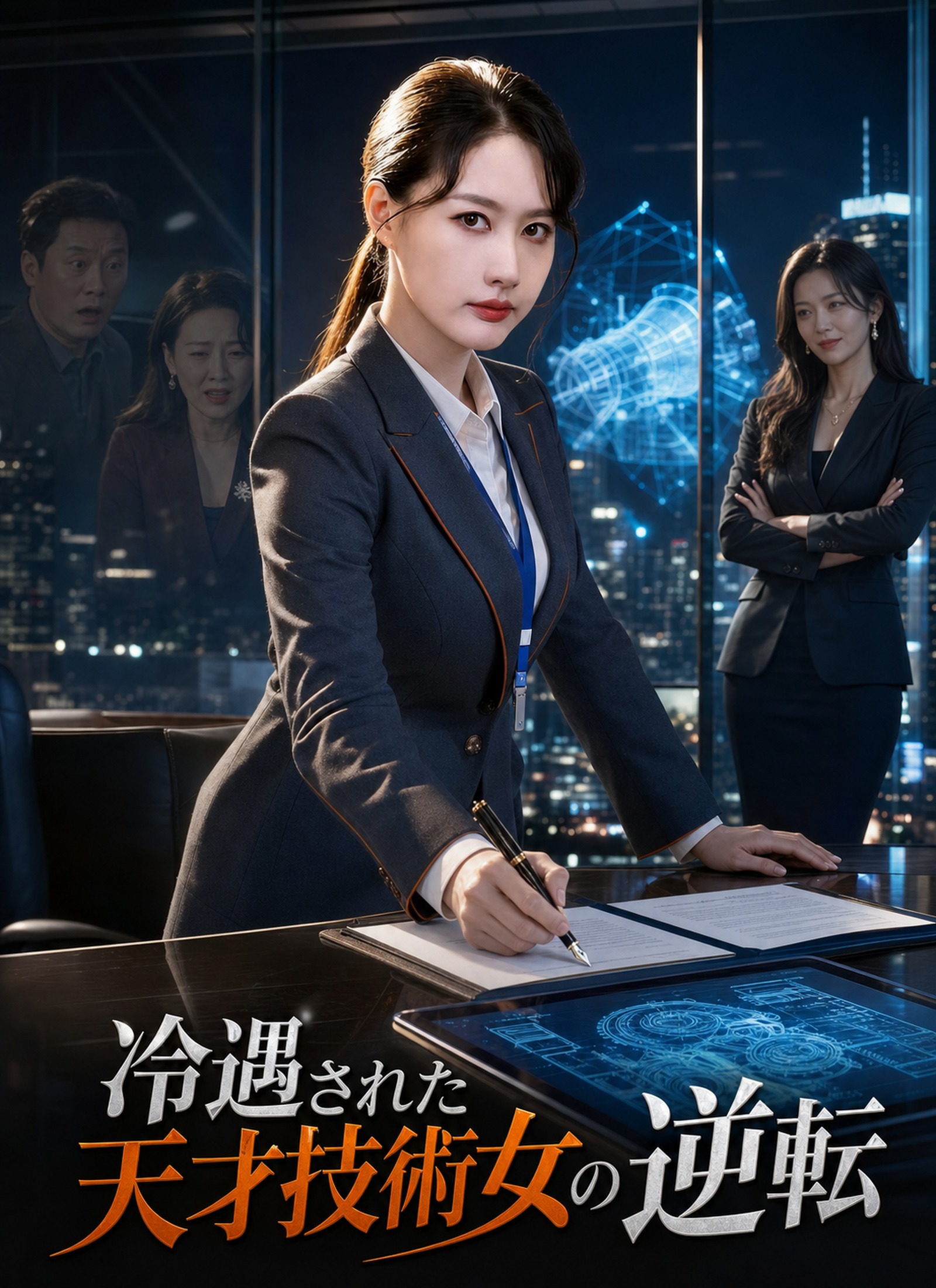 Poster 冷遇された天才技術女の逆転