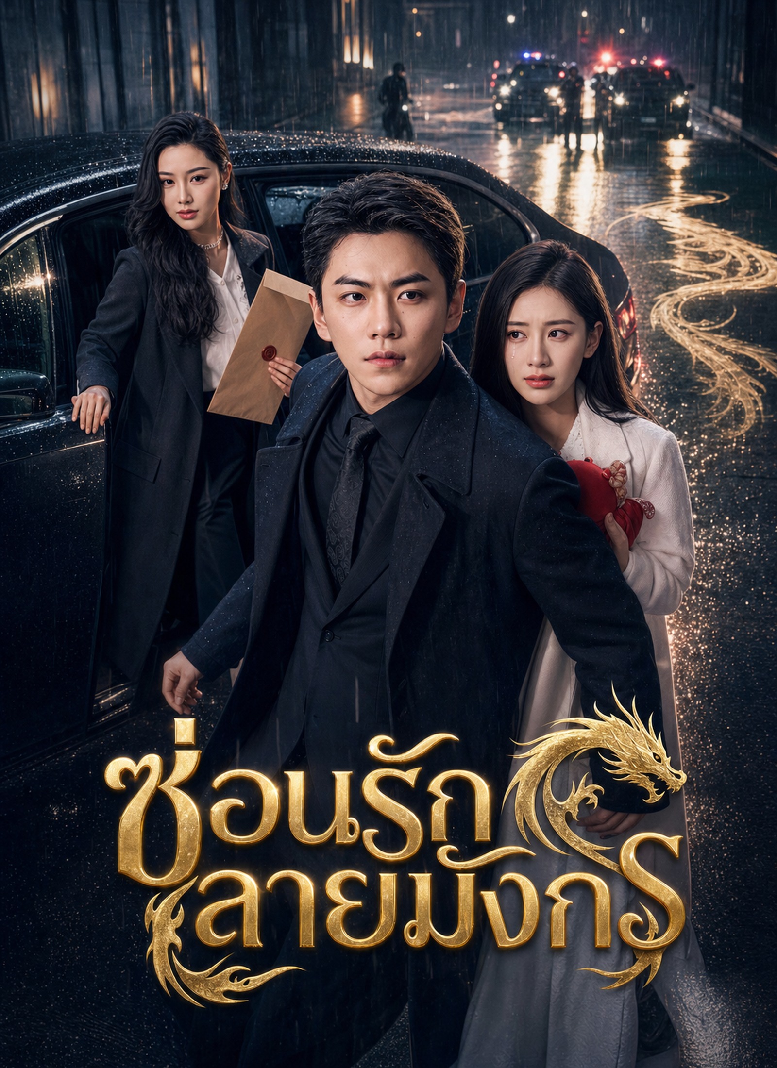 Poster ซ่อนรักลายมังกร