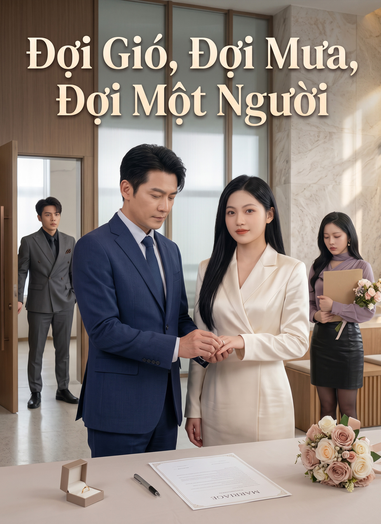 Poster Đợi Gió, Đợi Mưa, Đợi Một Người