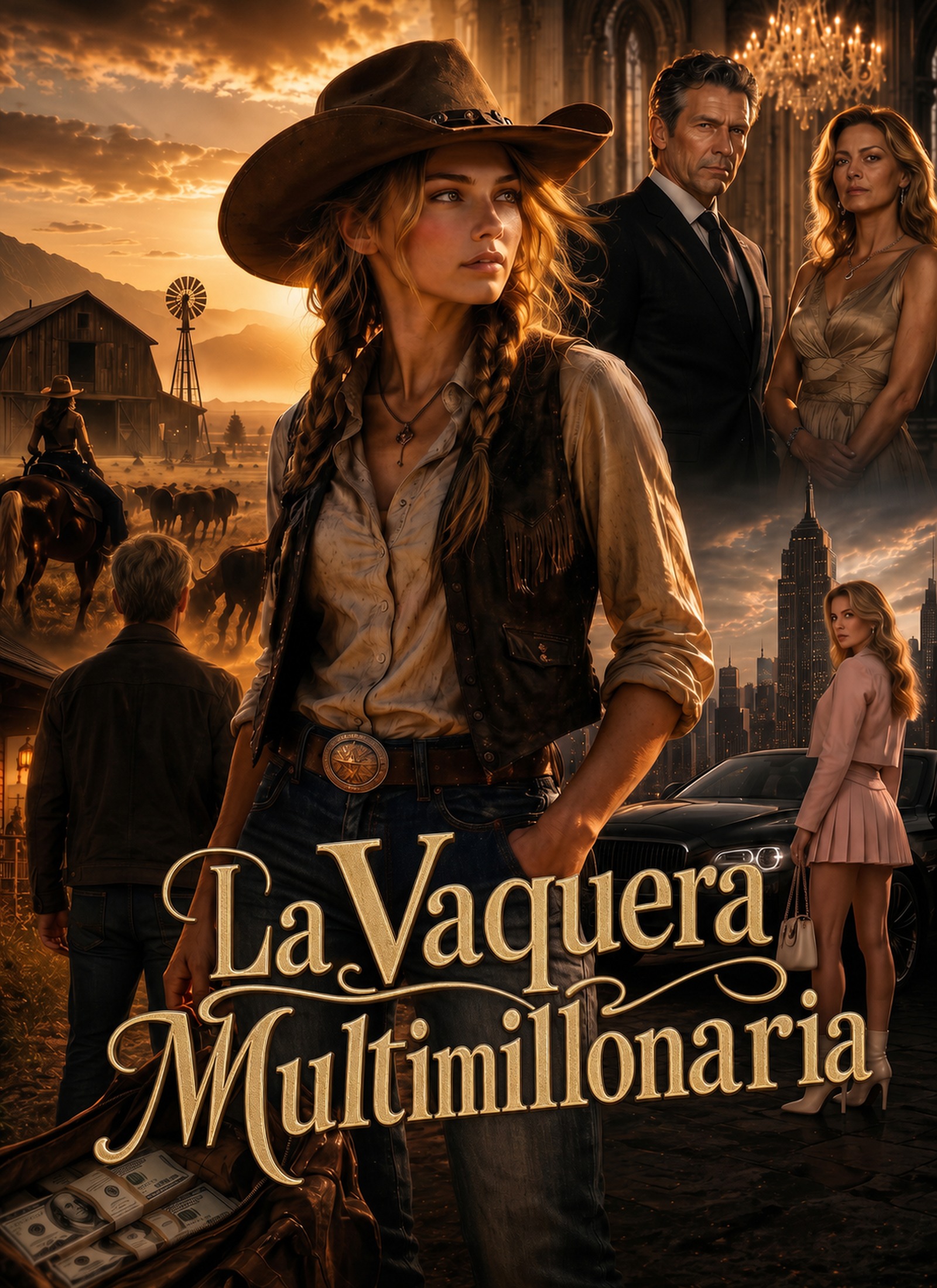 Poster La Vaquera Multimillonaria