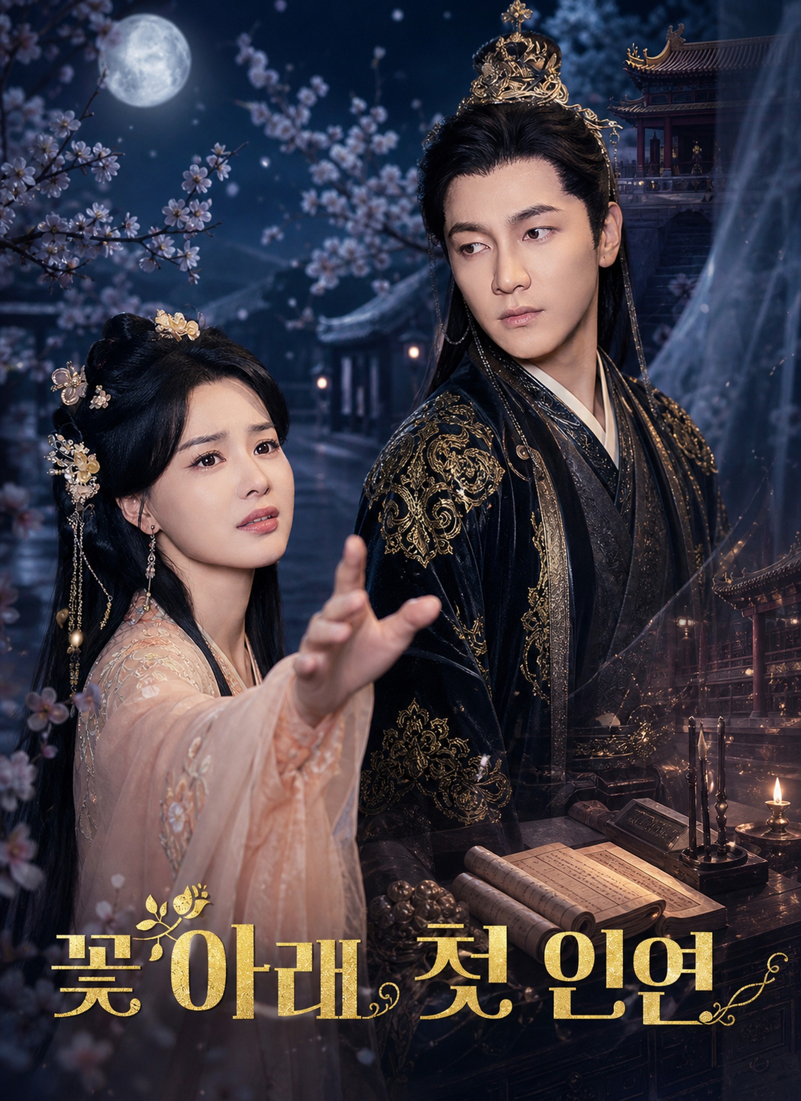 Poster 꽃 아래 첫 인연