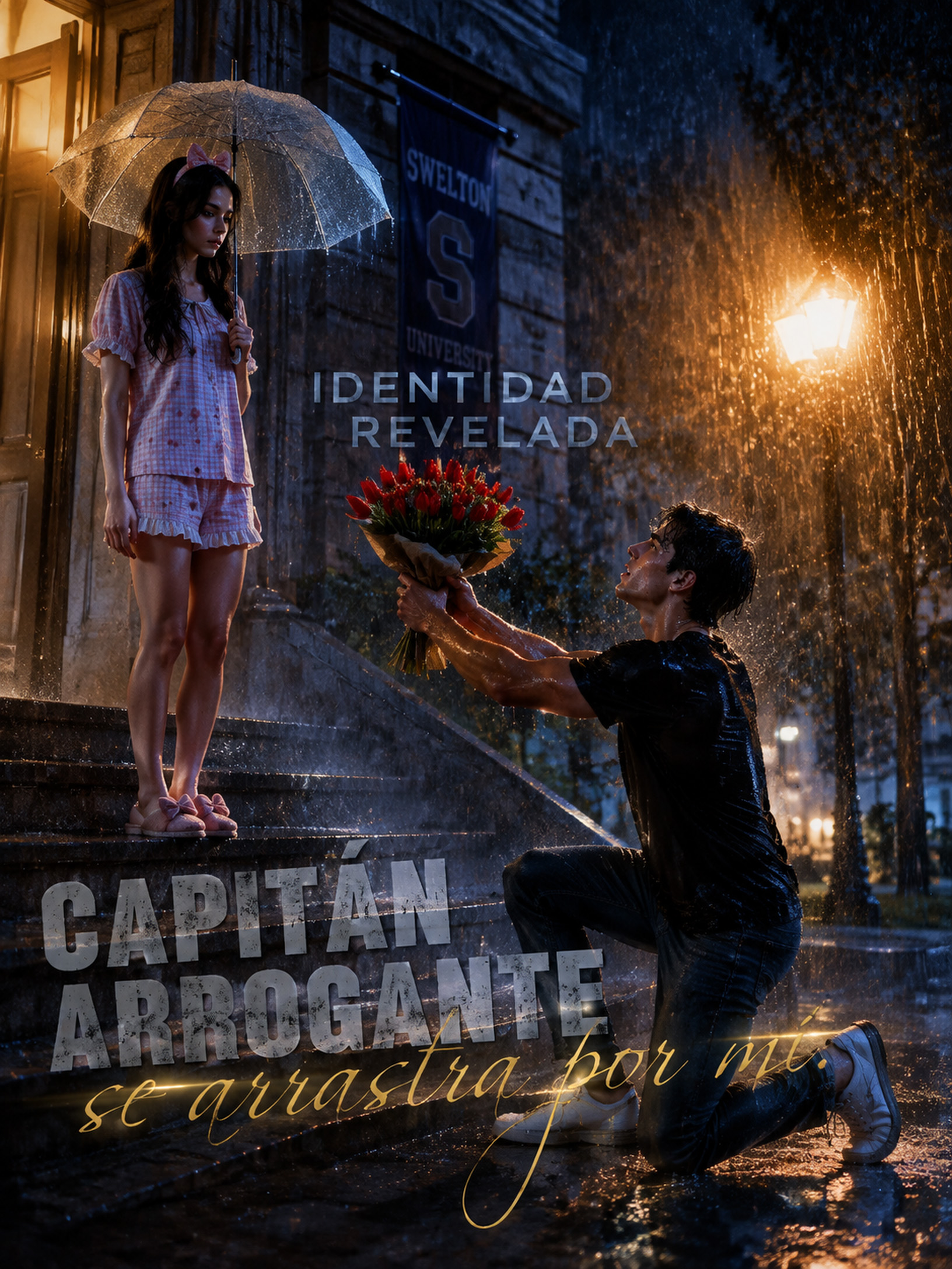 Poster Identidad revelada, capitán arrogante se arrastra por mí.