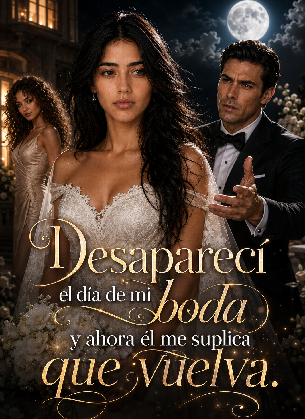 Poster Desaparecí el día de mi boda y ahora él me suplica que vuelva.