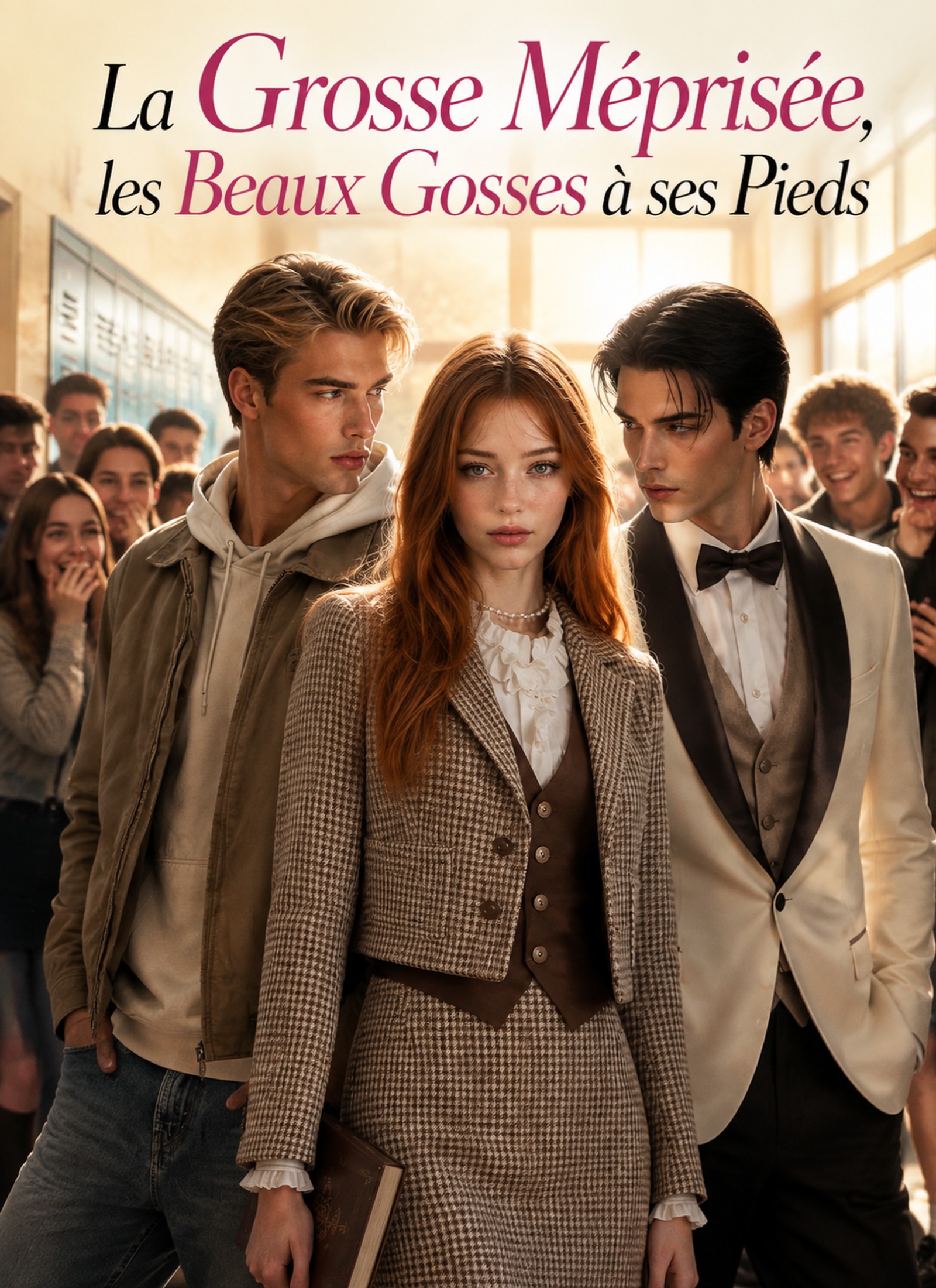 Poster La Grosse Méprisée, les Beaux Gosses à ses Pieds