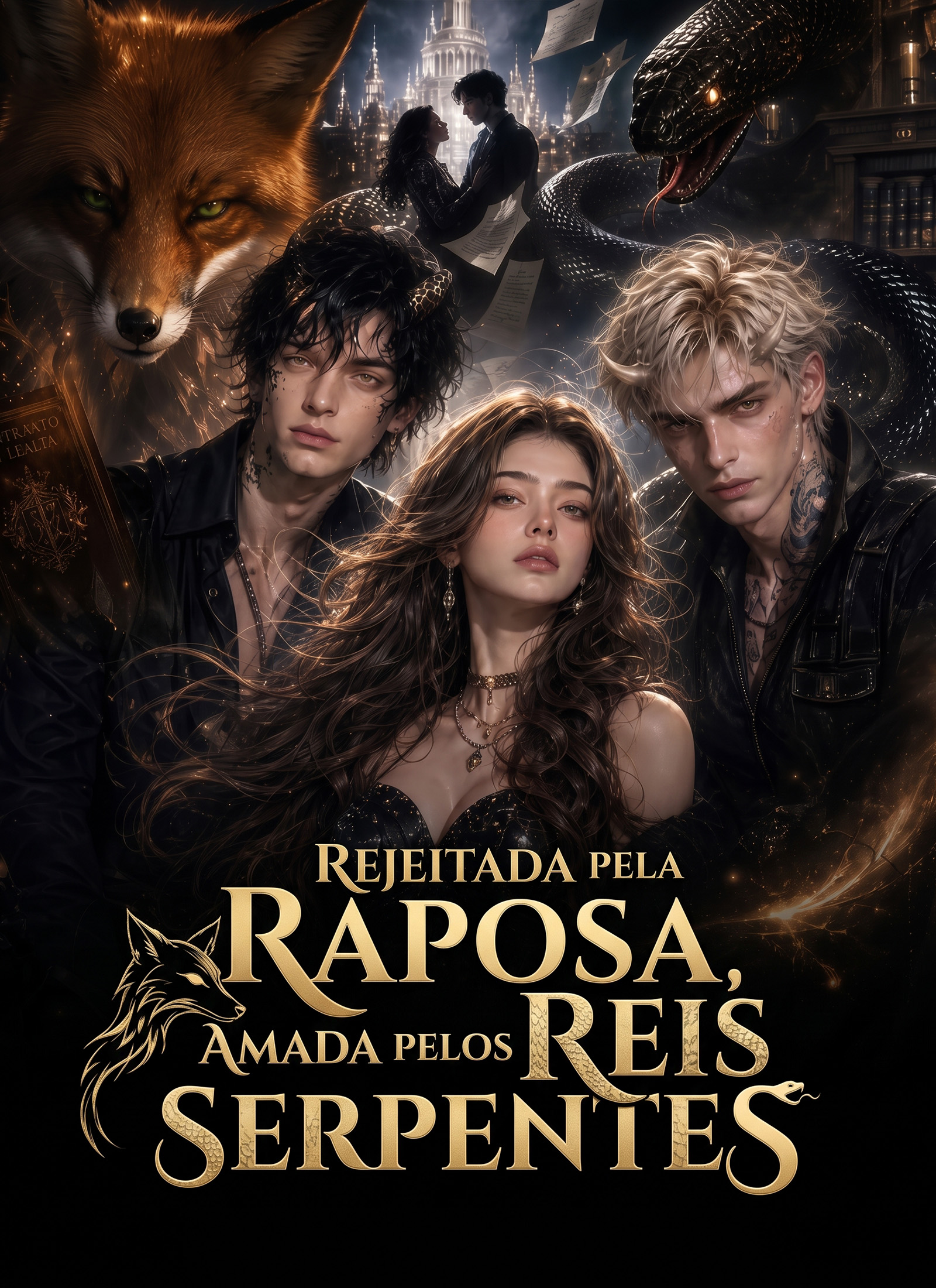 Poster Rejeitada pela Raposa, Amada pelos Reis Serpentes