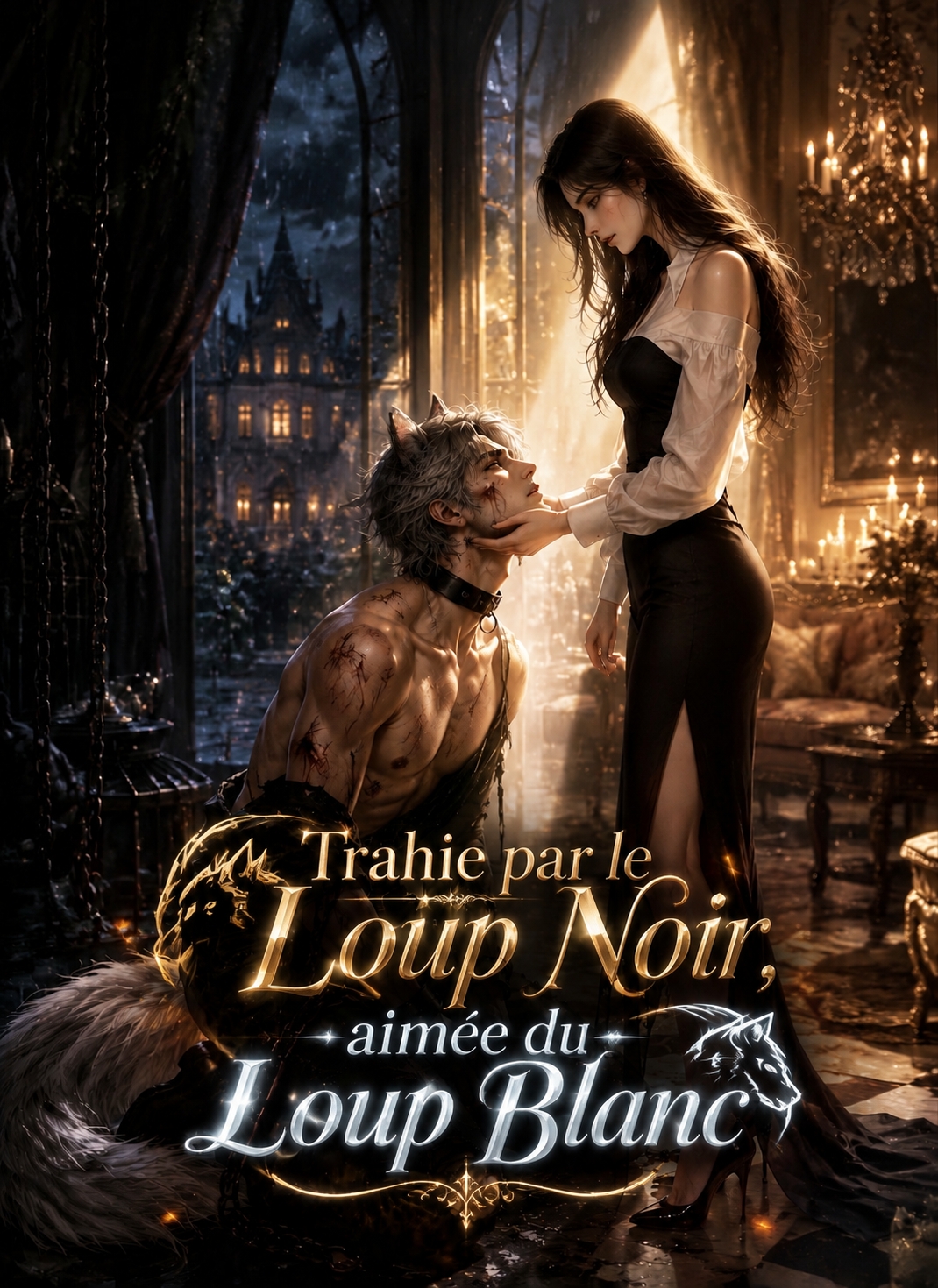 Poster Trahie par le Loup Noir, aimée du Loup Blanc