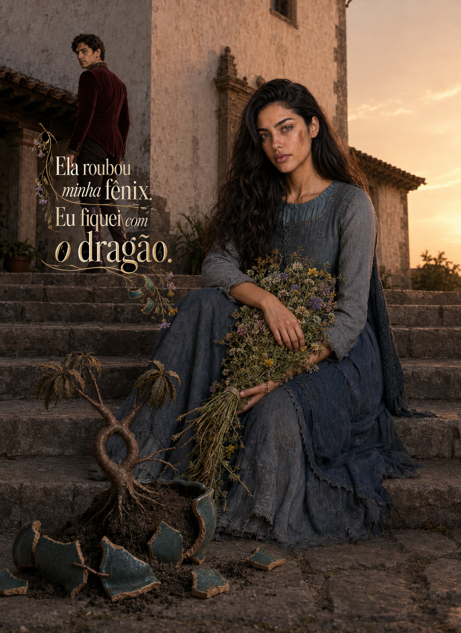 Poster Ela roubou minha fênix. Eu fiquei com o dragão