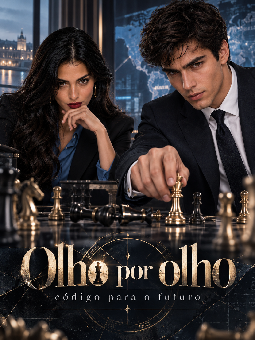 Poster Olho por olho, código pelo futuro.