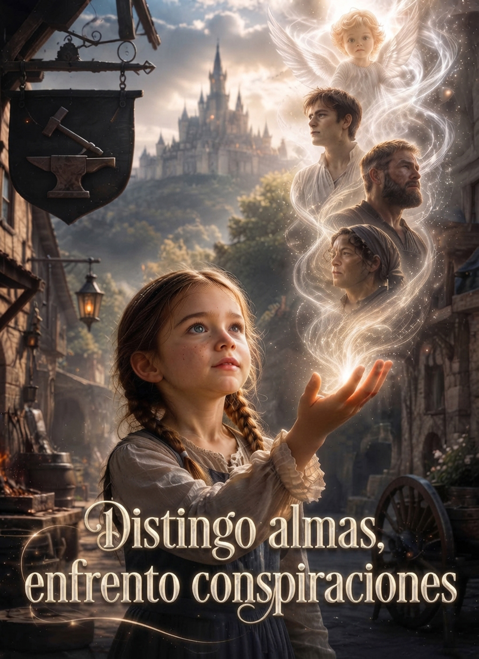 Poster Distingo almas, enfrento conspiraciones