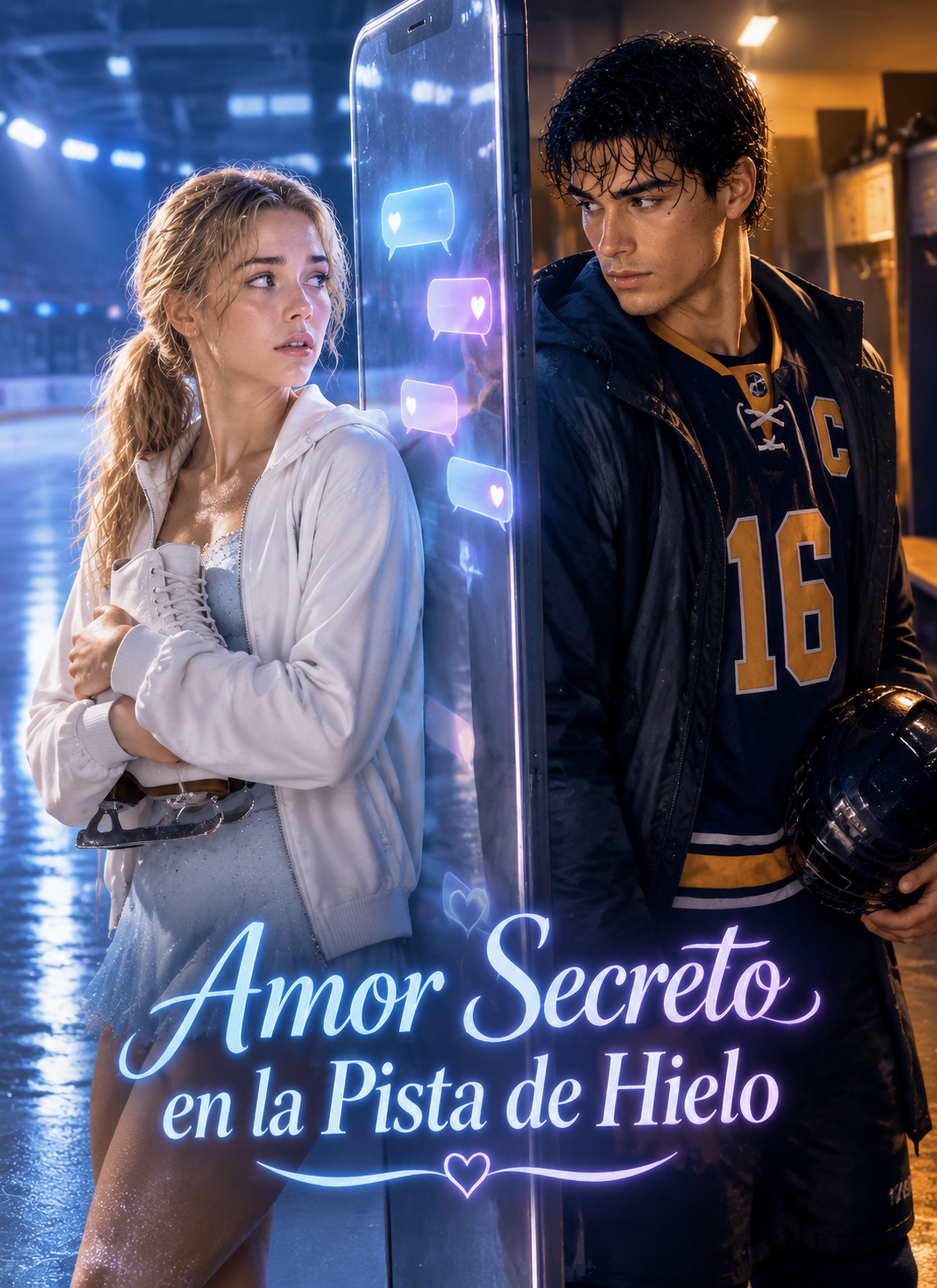 Poster Amor Secreto en la Pista de Hielo