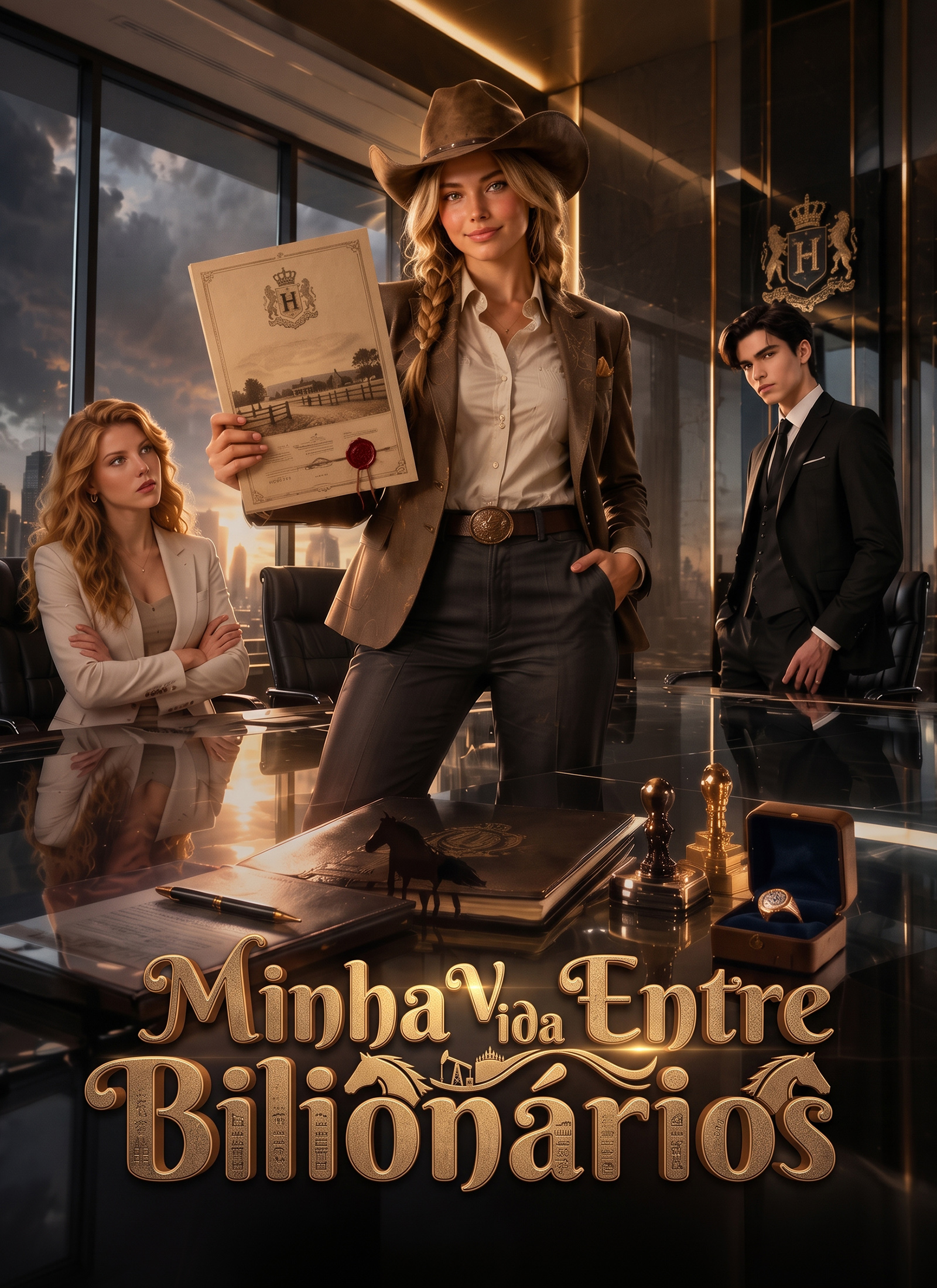 Poster [Dublado]Minha Vida Entre Bilionários