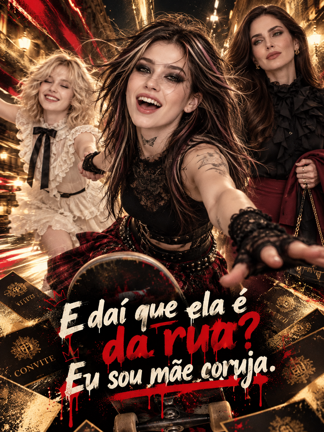 Poster E daí que ela é da rua? Eu sou mãe coruja.