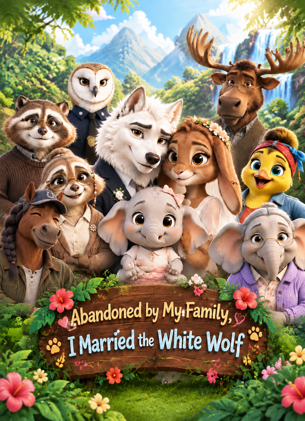 Poster Abandoned by My Family, I Married the White Wolf