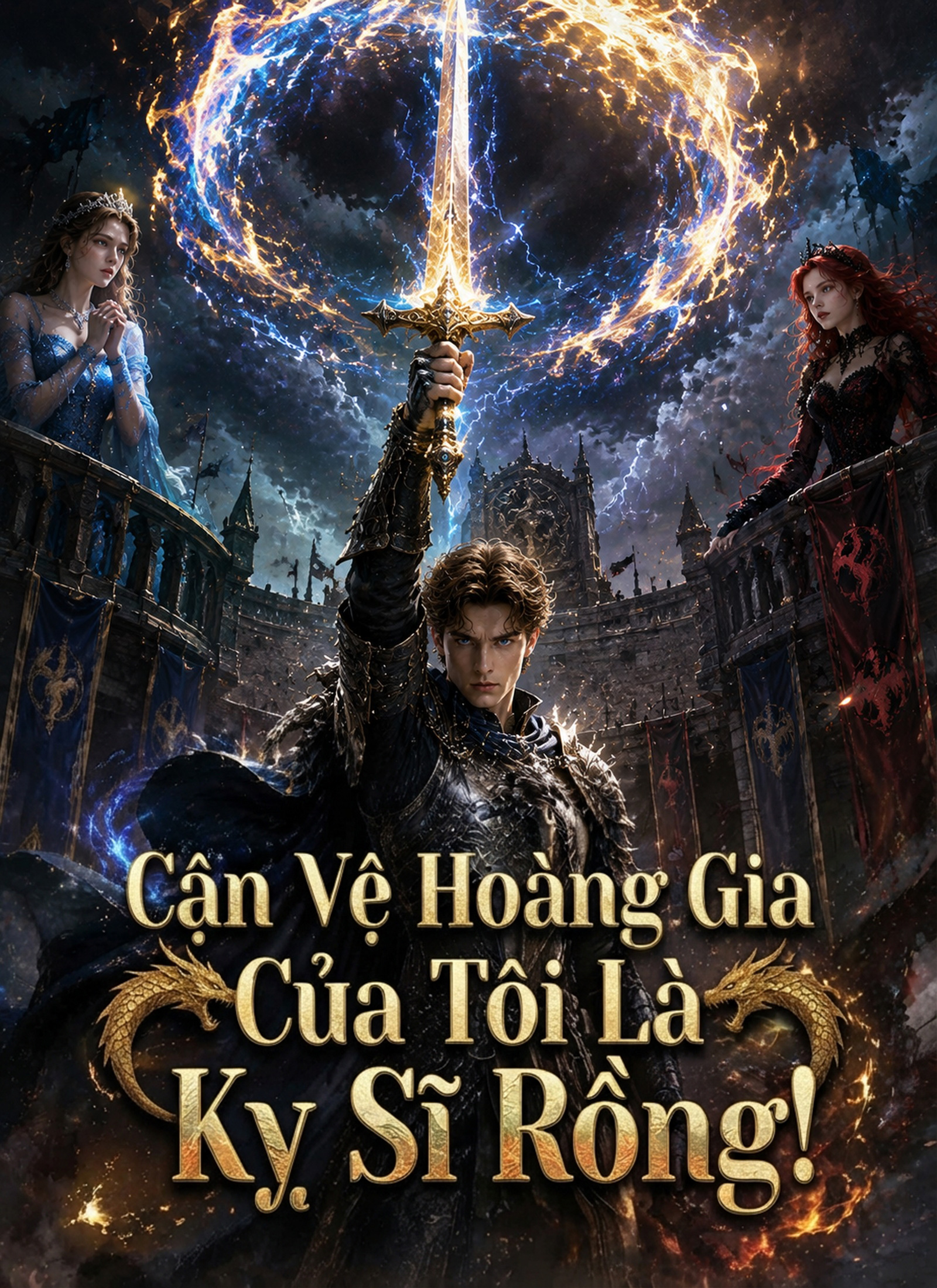 Poster Cận Vệ Hoàng Gia Của Tôi Là Kỵ Sĩ Rồng!