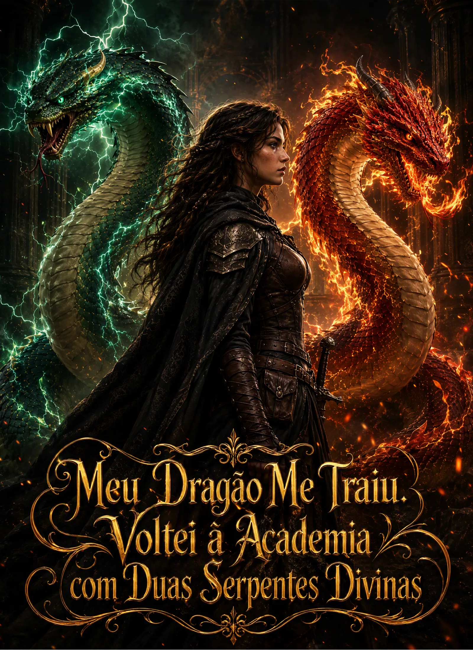 Meu Dragão Me Traiu. Voltei à Academia com Duas Serpentes Divinas