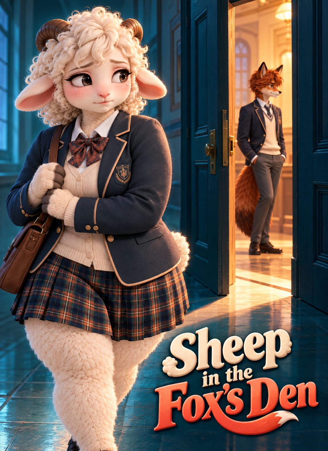Poster Sheep in the Fox's Den