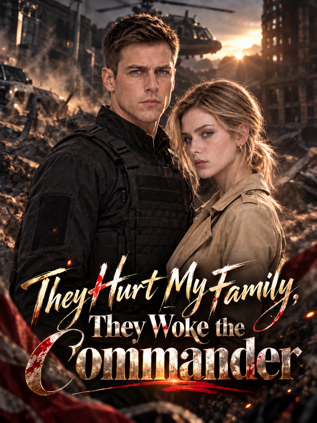 Poster They Hurt My Family, They Woke the Commander