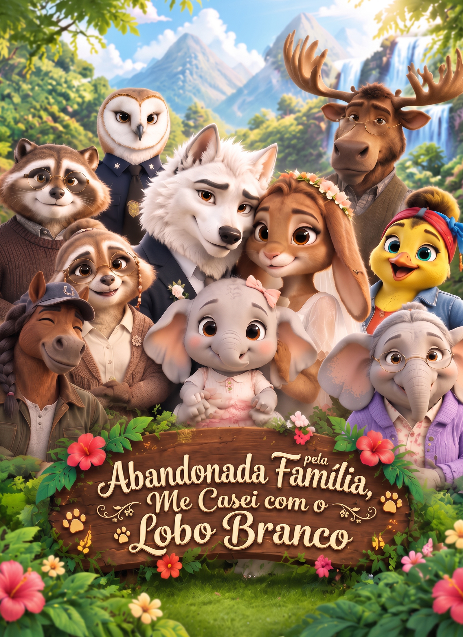 Abandonada pela Família, Me Casei com o Lobo Branco