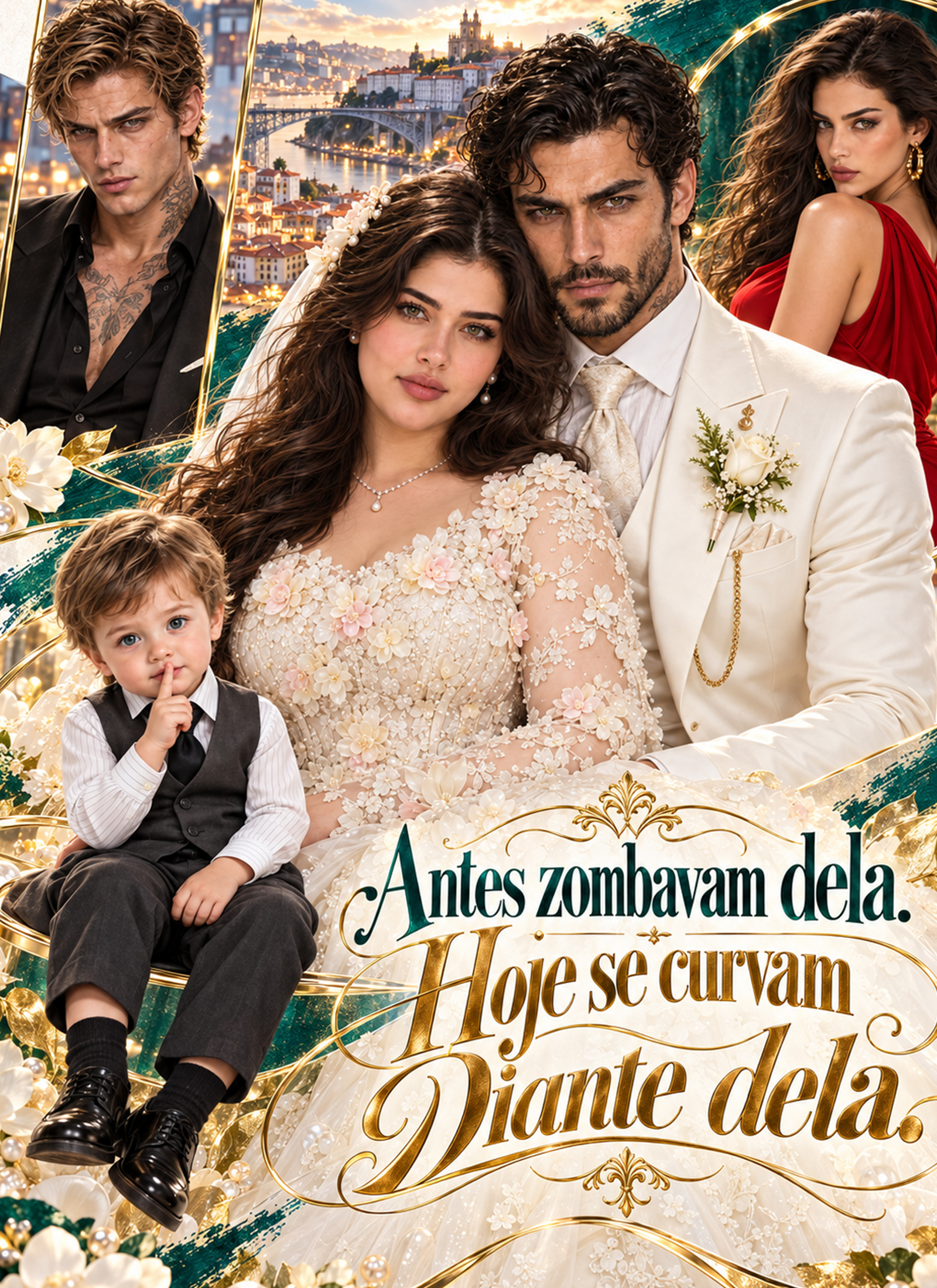 Poster Antes zombavam dela. Hoje se curvam diante dela.
