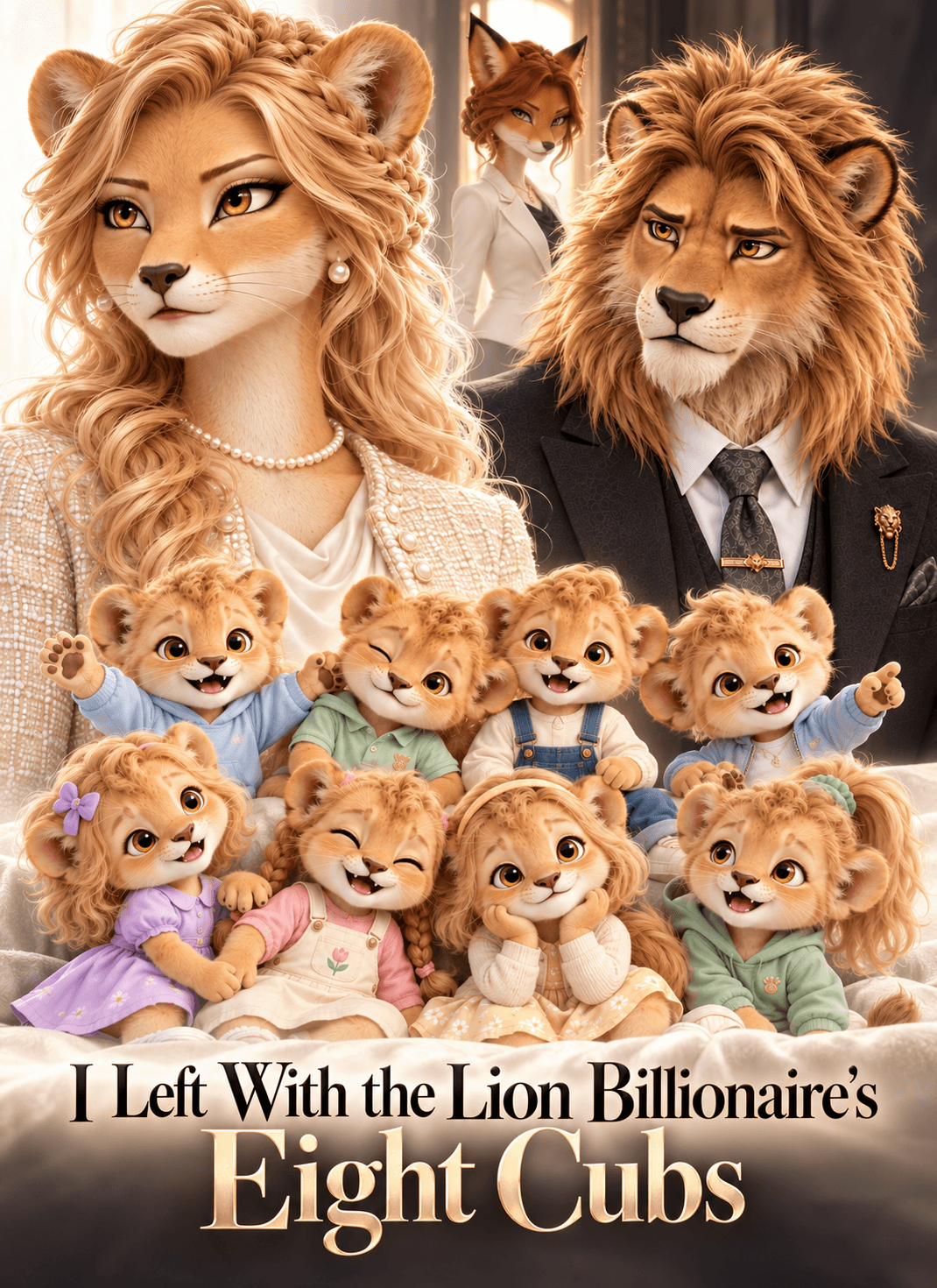 Poster I Left With the Lion Billionaire’s Eight Cubs