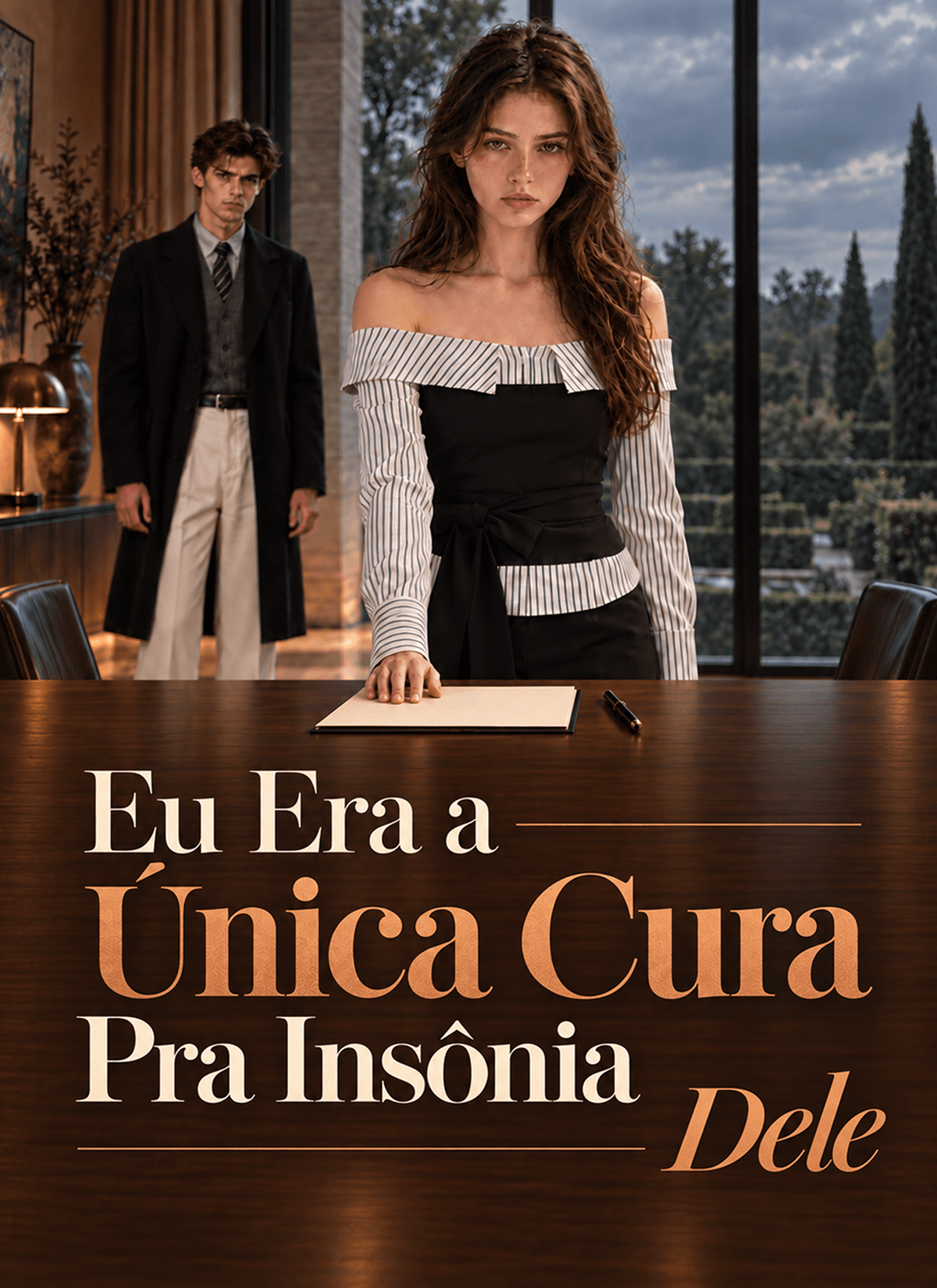 Poster Eu Era a Única Cura Pra Insônia Dele