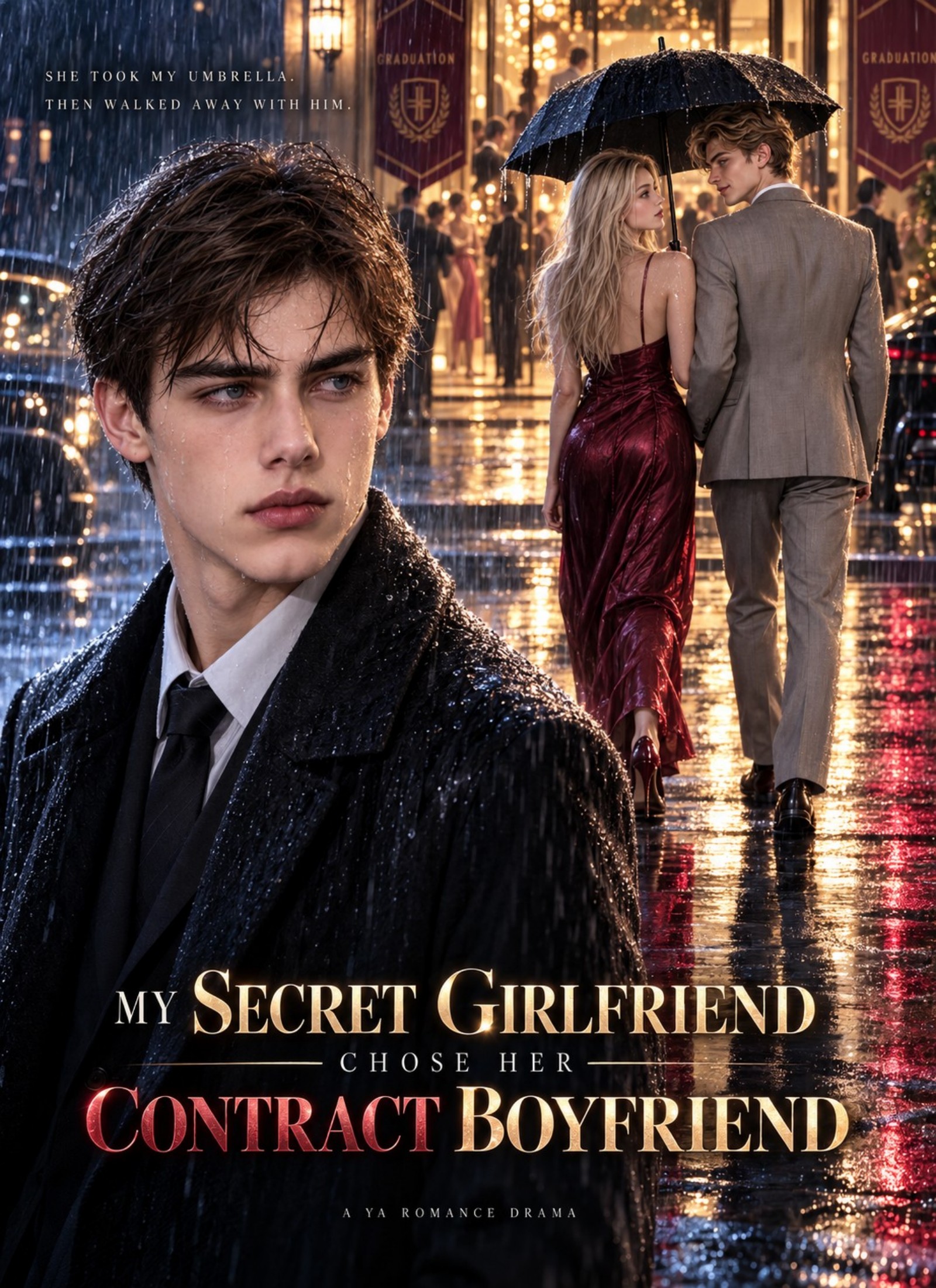 Poster My Secret Girlfriend Chose Her Contract Boyfriend