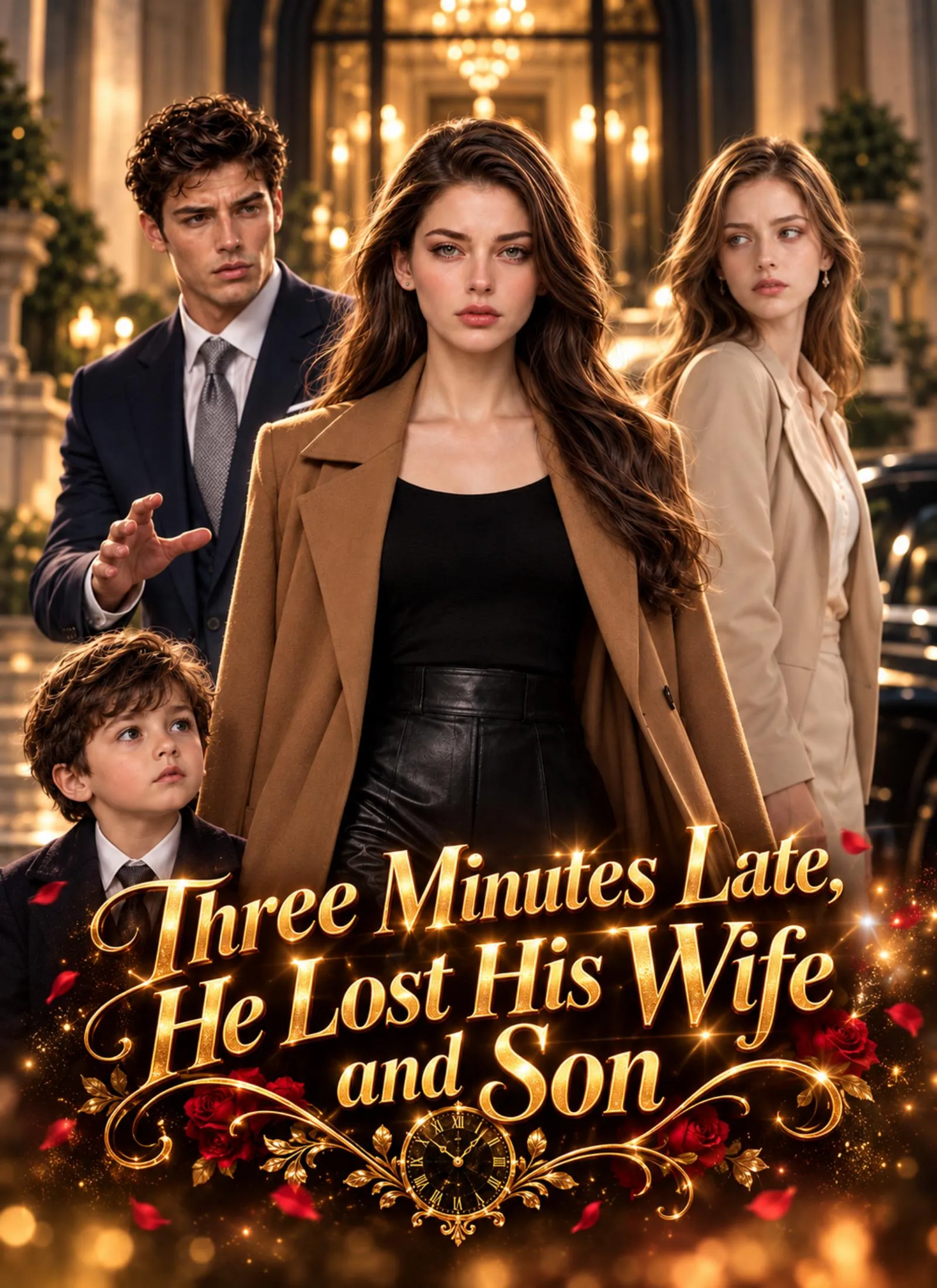 Poster Three Minutes Late, He Lost His Wife and Son