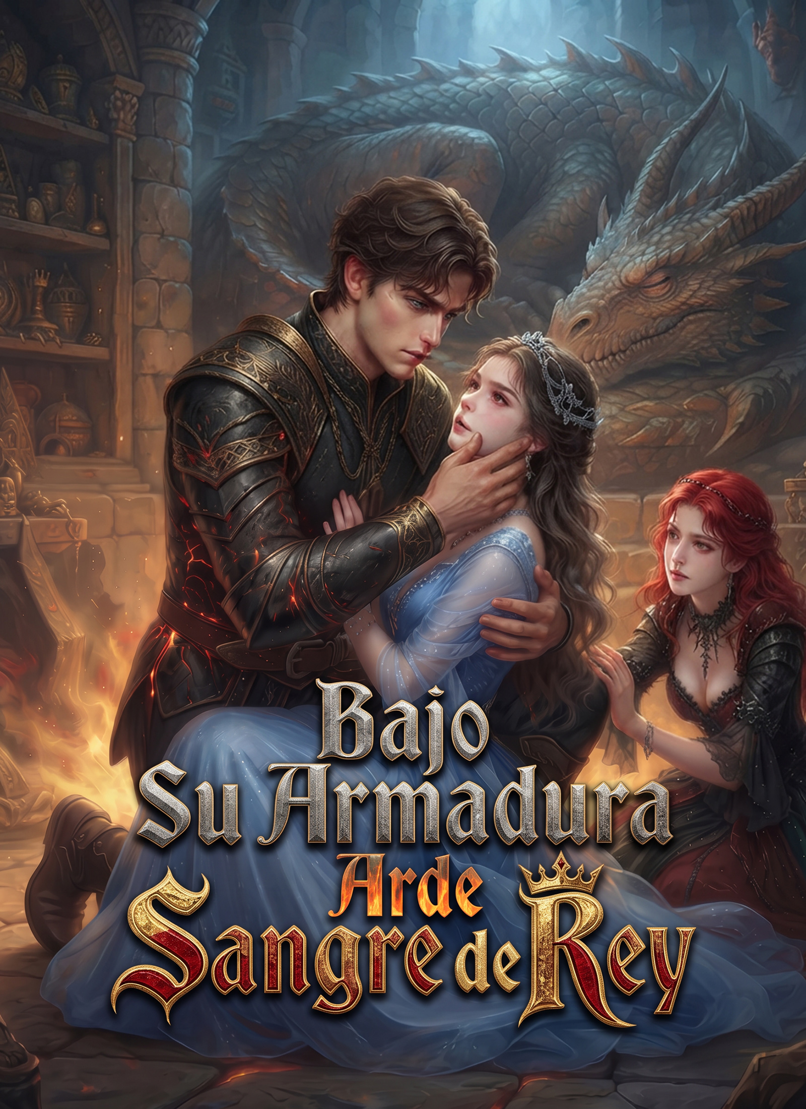 Poster [Doblado]Bajo Su Armadura Arde Sangre de Rey